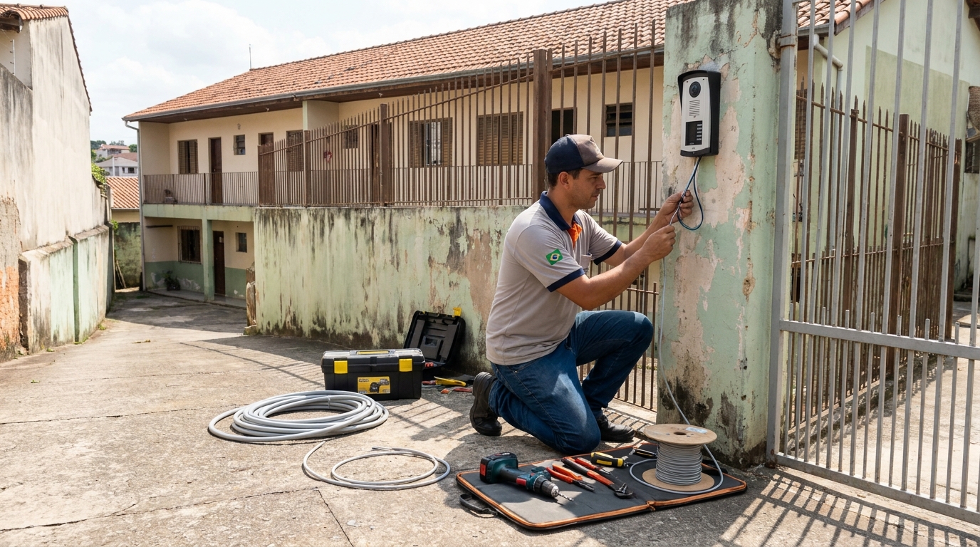 Instalacao de interfone residencial em Campinas‑SP