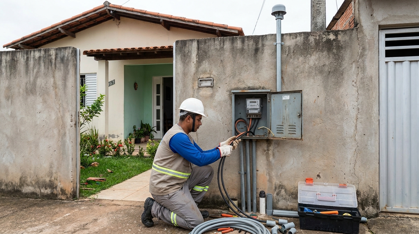 Instalacao de padrao de energia em Campinas‑SP