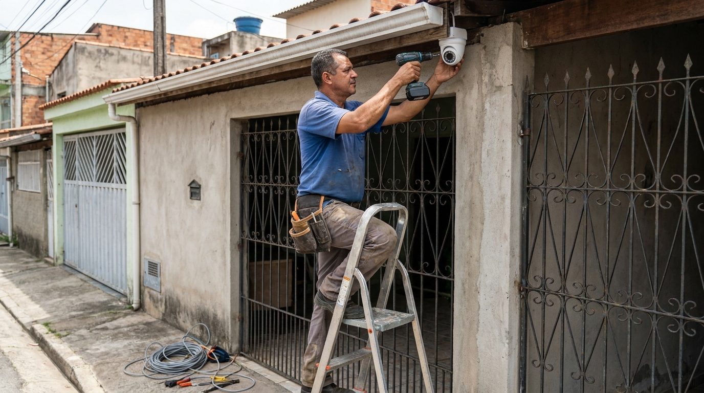 Instalacao de sistema de monitoramento em Campinas‑SP
