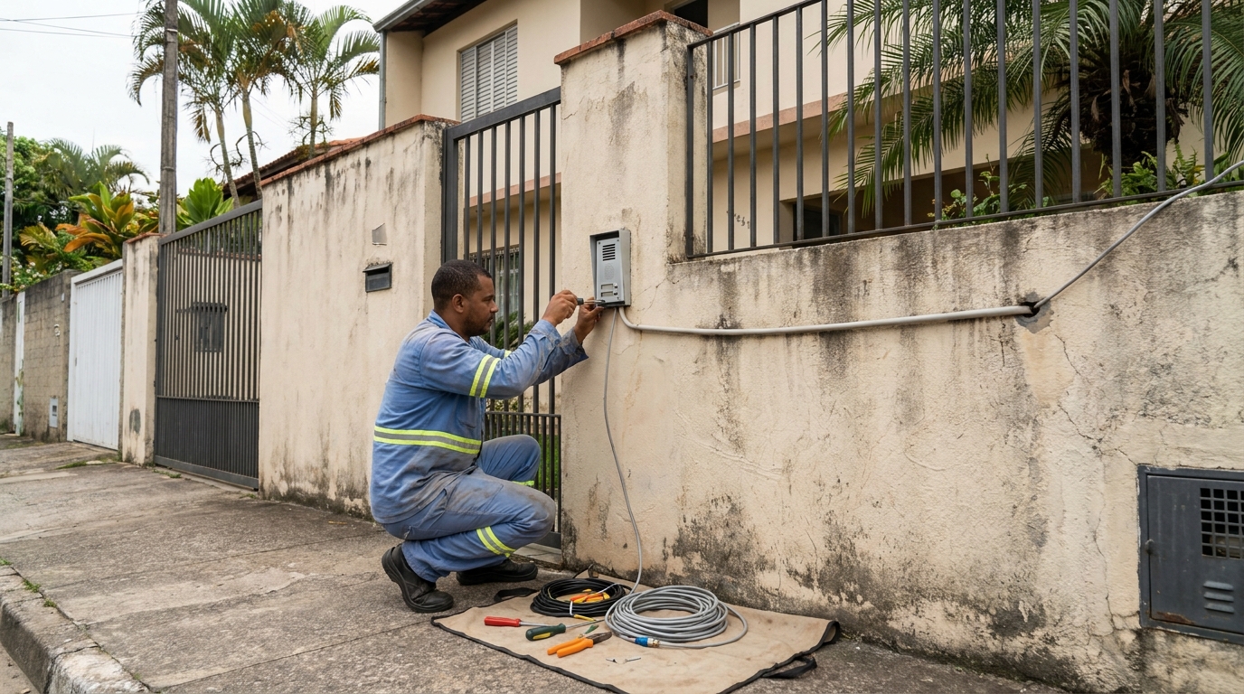 Instalacao de video porteiro em Campinas‑SP